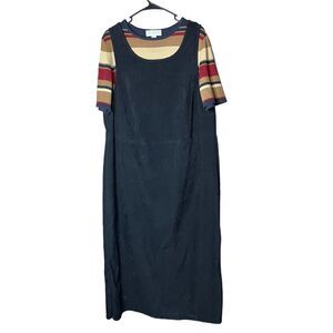 Vintage 90’s‎ Casual Corner Annex Jumper Dress and Shirt Size 14W